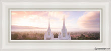 Load image into Gallery viewer, San Diego Morning Fog Aerial Open Edition Canvas / 6 X 18 White Frame Art