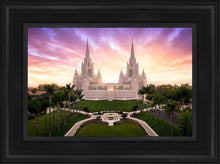 Load image into Gallery viewer, San Diego Sunrise From On High Open Edition Canvas / 12 X 18 Black Frame Art