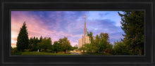 Load image into Gallery viewer, Seattle Evening Panorama Open Edition Canvas / 12 X 36 Black Frame Art