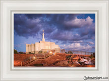 Load image into Gallery viewer, Snowflake Stairway To Heaven Open Edition Canvas / 12 X 18 White Frame Art