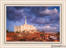 Load image into Gallery viewer, Snowflake Stairway To Heaven Open Edition Canvas / 20 X 30 White Frame Art