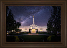 Load image into Gallery viewer, Spokane Celestial Open Edition Canvas / 20 X 30 Brown Frame Art