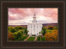 Load image into Gallery viewer, St. George Aerial Open Edition Canvas / 12 X 18 Brown Frame Art