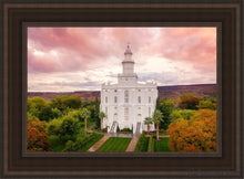 Load image into Gallery viewer, St. George Aerial Open Edition Canvas / 14 X 21 Brown Frame Art
