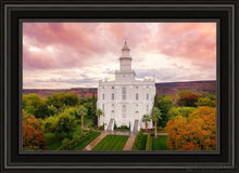 Load image into Gallery viewer, St. George Aerial Open Edition Canvas / 20 X 30 Black Frame Art