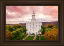 Load image into Gallery viewer, St. George Aerial Open Edition Canvas / 20 X 30 Brown Frame Art