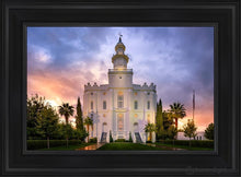 Load image into Gallery viewer, St. George Afterglow Open Edition Canvas / 14 X 21 Black Frame Art