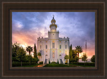 Load image into Gallery viewer, St. George Afterglow Open Edition Canvas / 14 X 21 Brown Frame Art