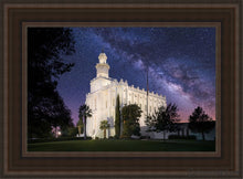Load image into Gallery viewer, St. George Celestial Open Edition Canvas / 14 X 21 Brown Frame Art