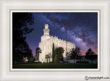 Load image into Gallery viewer, St. George Celestial Open Edition Canvas / 14 X 21 White Frame Art