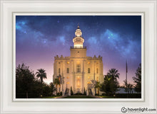 Load image into Gallery viewer, St. George Heavenward Open Edition Canvas / 24 X 36 White Frame Art