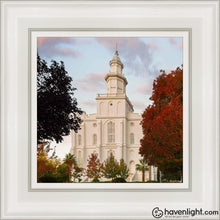 Load image into Gallery viewer, St. George Red Tree Open Edition Canvas / 12 X White Frame Art