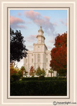 Load image into Gallery viewer, St. George Red Tree Open Edition Canvas / 20 X 30 White Frame Art