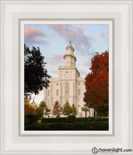 Load image into Gallery viewer, St. George Red Tree Open Edition Canvas / 8 X 10 White Frame Art