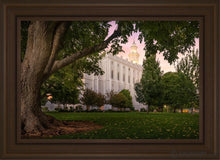 Load image into Gallery viewer, St. George Tree Of Life Open Edition Canvas / 20 X 30 Brown Frame Art