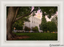 Load image into Gallery viewer, St. George Tree Of Life Open Edition Canvas / 24 X 36 White Frame Art