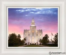 Load image into Gallery viewer, St. George Vista Open Edition Canvas / 11 X 14 White Frame Art