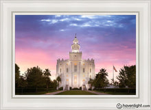 Load image into Gallery viewer, St. George Vista Open Edition Canvas / 24 X 36 White Frame Art