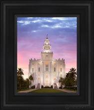 Load image into Gallery viewer, St. George Vista Open Edition Canvas / 8 X 10 Black Frame Art