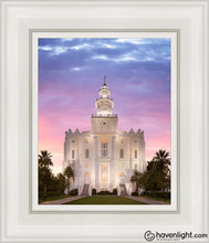 Load image into Gallery viewer, St. George Vista Open Edition Canvas / 8 X 10 White Frame Art
