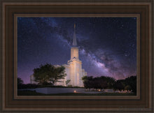 Load image into Gallery viewer, St. Louis Celestial Open Edition Canvas / 14 X 21 Brown Frame Art