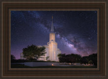 Load image into Gallery viewer, St. Louis Celestial Open Edition Canvas / 24 X 36 Brown Frame Art
