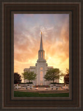 Load image into Gallery viewer, St. Louis Glory To God Open Edition Canvas / 12 X 18 Brown Frame Art