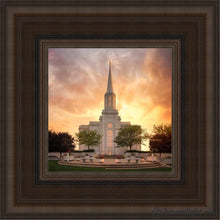 Load image into Gallery viewer, St. Louis Glory To God Open Edition Canvas / 6 X Brown Frame Art