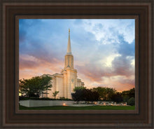 Load image into Gallery viewer, St. Louis Now The Day Is Over Open Edition Canvas / 11 X 14 Brown Frame Art
