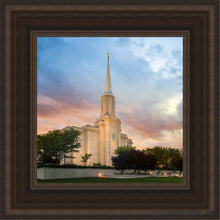Load image into Gallery viewer, St. Louis Now The Day Is Over Open Edition Canvas / 12 X Brown Frame Art