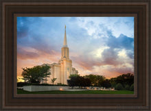 Load image into Gallery viewer, St. Louis Now The Day Is Over Open Edition Canvas / 14 X 21 Brown Frame Art