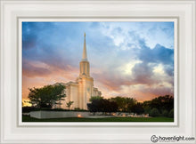 Load image into Gallery viewer, St. Louis Now The Day Is Over Open Edition Canvas / 14 X 21 White Frame Art