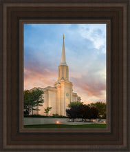 Load image into Gallery viewer, St. Louis Now The Day Is Over Open Edition Canvas / 8 X 10 Brown Frame Art