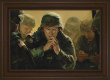 Load image into Gallery viewer, Sweet Hour Of Prayer Open Edition Canvas / 20 X 30 Brown Frame Art