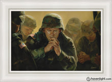 Load image into Gallery viewer, Sweet Hour Of Prayer Open Edition Canvas / 24 X 36 Gray Frame Art