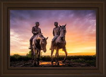 Load image into Gallery viewer, The Prophets Last Ride Open Edition Canvas / 20 X 30 Brown Frame Art