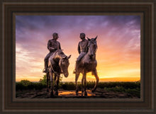 Load image into Gallery viewer, The Prophets Last Ride Open Edition Canvas / 24 X 36 Brown Frame Art