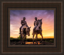Load image into Gallery viewer, The Prophets Last Ride Open Edition Canvas / 8 X 10 Brown Frame Art