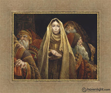 Load image into Gallery viewer, The Widows Mite Open Edition Print / 10 X 8 Frame G 12.624 10.624 Art