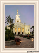 Load image into Gallery viewer, Tijuana Mexico Temple De Los Sueños Open Edition Canvas / 20 X 30 White Frame Art
