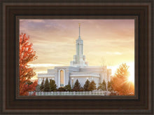 Load image into Gallery viewer, Timpanogos Sunset Open Edition Canvas / 12 X 18 Brown Frame Art
