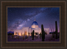 Load image into Gallery viewer, Tucson Celestial Open Edition Canvas / 14 X 21 Brown Frame Art
