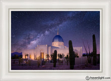 Load image into Gallery viewer, Tucson Celestial Open Edition Canvas / 24 X 36 White Frame Art