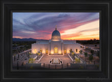 Load image into Gallery viewer, Tucson From On High Open Edition Canvas / 14 X 21 Black Frame Art
