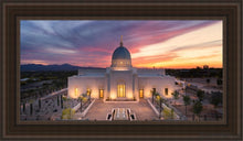 Load image into Gallery viewer, Tucson From On High Open Edition Canvas / 15 X 30 Brown Frame Art