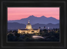 Load image into Gallery viewer, Tucson Purple Mountain Majesty Open Edition Canvas / 14 X 21 Black Frame Art