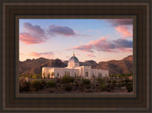 Load image into Gallery viewer, Tucson That The Lost May Be Found Open Edition Canvas / 12 X 18 Brown Frame Art