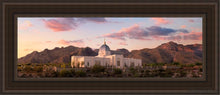 Load image into Gallery viewer, Tucson That The Lost May Be Found Open Edition Canvas / 8 X 24 Brown Frame Art