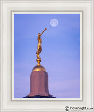 Load image into Gallery viewer, Tucson Trumpet Moon Open Edition Canvas / 11 X 14 White Frame Art