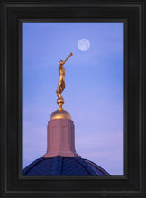 Load image into Gallery viewer, Tucson Trumpet Moon Open Edition Canvas / 14 X 21 Black Frame Art